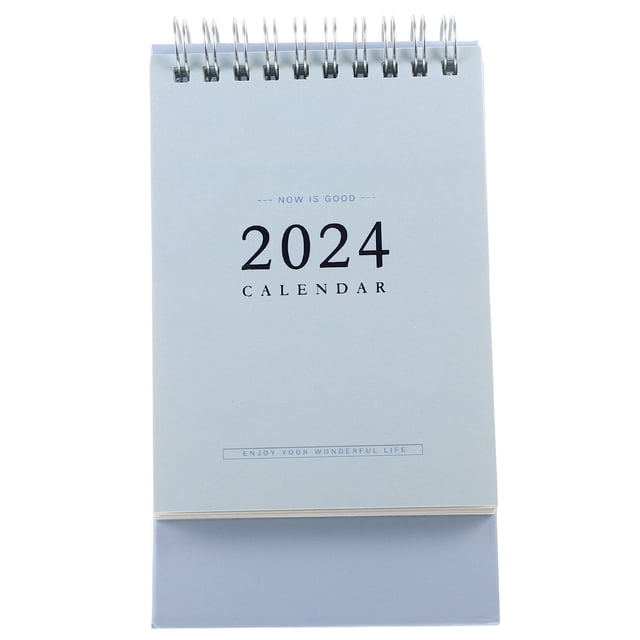 Calendrier de Bureau Petit 2023 2024 Calendrier de Table de Bureau Calendrier de Reliure
