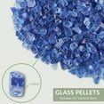 thumbnail image 4 of WestinTrends Sansom 1/2 inch 10 pounds Tempered Fireplace Glass Rocks Beads for Firepit, Clear, 4 of 11