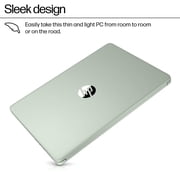 HP 14 Laptop Student Business Computer - 2025 New Version, Intel N150 Processor, 1-Year Microsoft 365, Win 11 Home, Copilot AI, 12Hr Battery, 16GB RAM 384GB Storage (128GB UFS+256GB MSD) Green