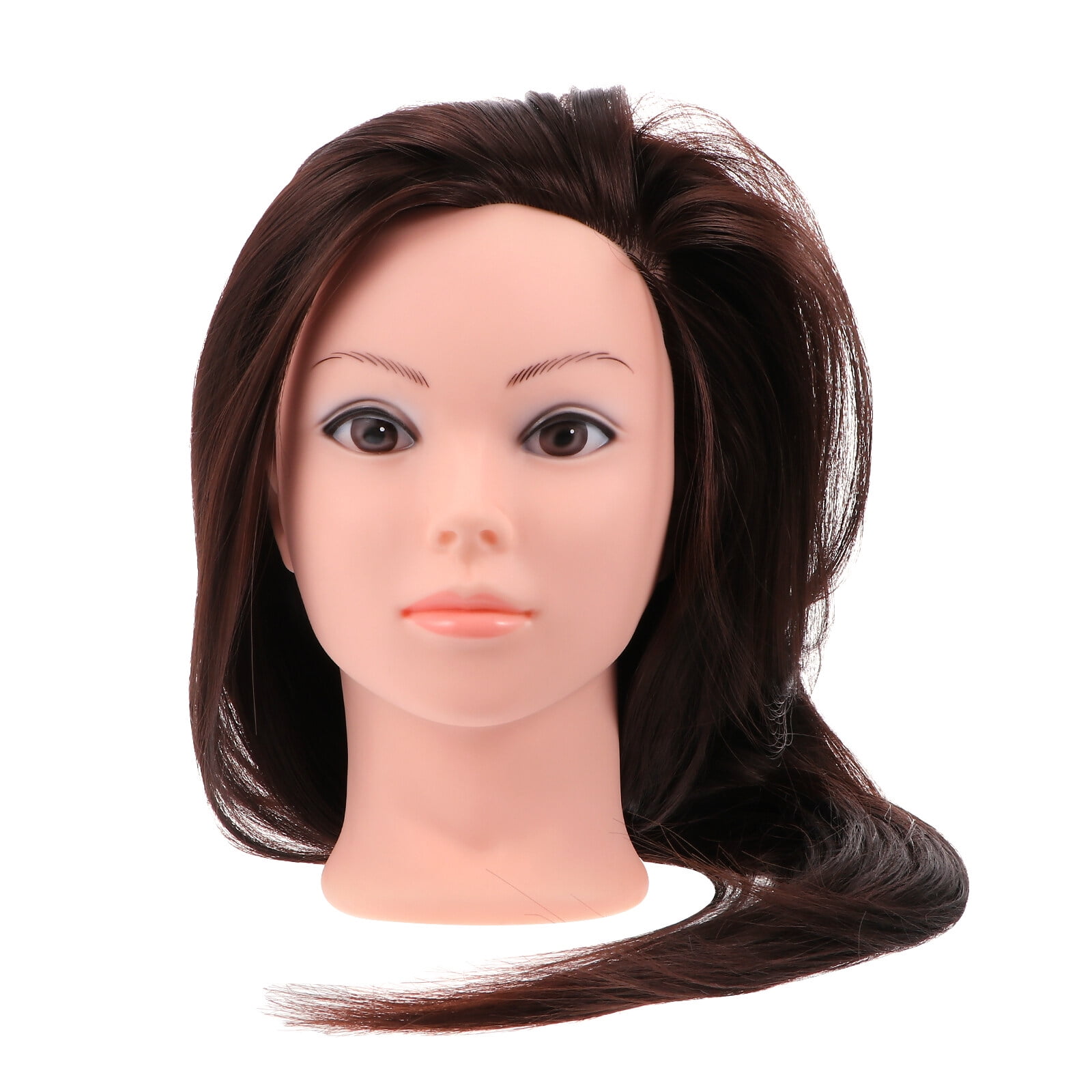 Long hair head model Simulation Long Hair Mannequin Head Braided