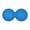 Blue, variant on Peanut Massage Ball, Double TPR Rolling Massage Tool for Neck, Back, Legs, Feet, Yoga and Fitness