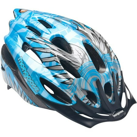Mongoose Wings Boys' Bicycle Helmet, Blue, Child