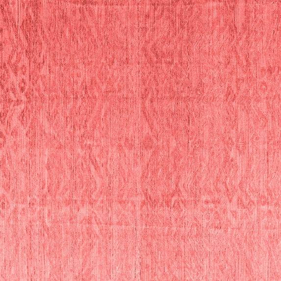 Ahgly Company Indoor Square Abstract Red Modern Area Rugs, 8' Square