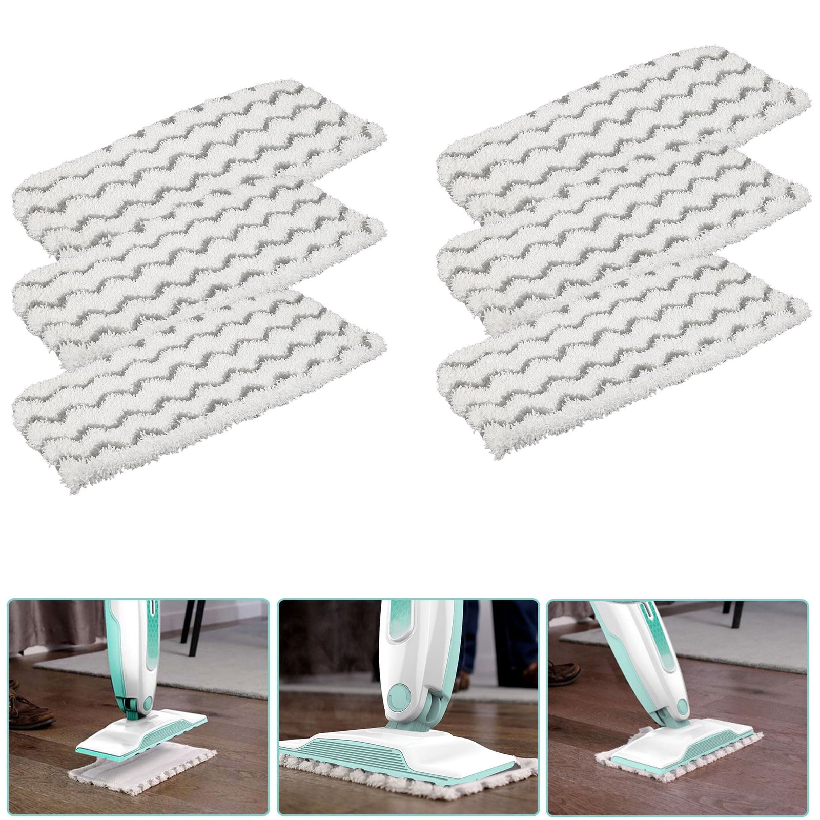 TSV Replacement Washable Cleaning Pads, Fits for Shark Steam Mop S1000