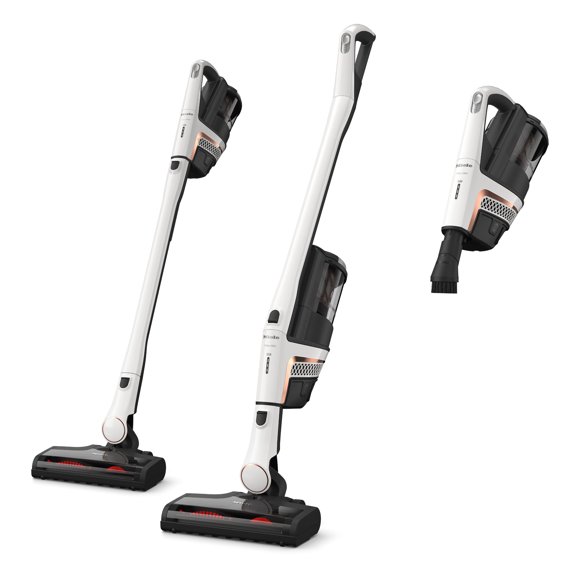 Miele Triflex HX2 Cordless Stick Vacuum Cleaner – 3-in-1 Design, Vortex Technology, Digital Efficiency Motor, 5-Year Warranty – Lotus White (Model 41OML001USA)
