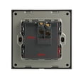 thumbnail image 3 of Interruptor de botón para salir montado en la pared, reiniciable, negro AC 250V 16A, 3 of 5