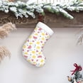 thumbnail image 6 of Yiaed Tropical Fruit Print Christmas Stockings, Christmas Stockings Hanging Ornaments, Christmas Stockings for Family Christmas Holiday Decorations, 6 of 7