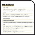 thumbnail image 4 of 1:50 Caterpillar 420F2 IT Backhoe Loader - High Line Series by Diecast Masters - 85233 (Comes with Auger, Material Arm, Pallet Fork, and H70 Hammer attachments), 4 of 8