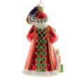 thumbnail image 2 of Christopher Radko Holiday Harlequin Santa Glass Ornament Designer Choice 109770, 2 of 2
