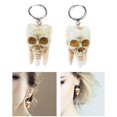 thumbnail image 2 of LICEWO Stylish Handmade Sturdy Resin Tooth Earrings Gothic Punk Dangles Jewelry Accessory Special Gifts for Women, 2 of 10