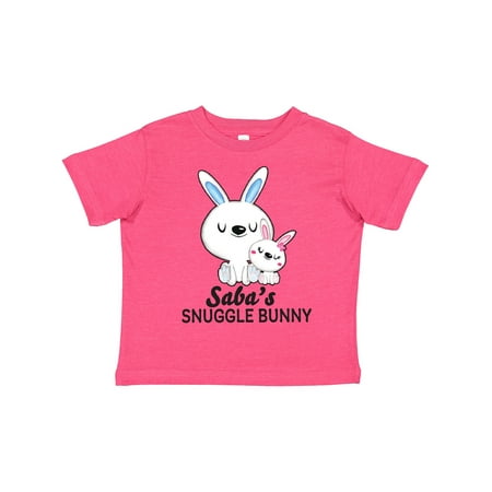 

Inktastic Sabas Snuggle Bunny Easter Gift Toddler Toddler Girl T-Shirt