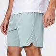 thumbnail image 4 of Ceisia Men's Up to 8XL Plus Size Quick Dry Athletic Casual Shorts Relaxed Straight Fit with Side Slits & Laser Ventilation Gifts, 4 of 6
