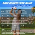 thumbnail image 3 of HANDLANDY 2 Pack Kids Golf Glove, Left Hand Youth Golf Glove for Junior Toddler, Dourable & Breathable, Great Gift for Boys Girls, 3 of 7