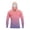 244#Pink, variant on Men's UPF 50 Sun Protection Camo Hooded Shirt with Integrated Face Cover Long Sleeve Lightweight Rash Guard Shirts Pink L