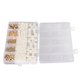 thumbnail image 3 of 720 piezas de cuentas para hacer pulseras, collares, kit de fabricación de joyas con perlas artificiales de 15 compartimentos, 720 piezas, 3 of 10