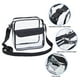 thumbnail image 3 of Bolso Bandolera De Mensajero Cruzado Transparente, Bolso Transparente Diagonal De Un Hombro, Bolso Cuadrado Pequeño Deportivo De Moda Para Ir De Compras Y Fitness sonducket AP005793-00, 3 of 6