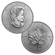 RCM - Royal Canadian Mint 2015 $5 Maple Leaf - 1oz .9999 Silver Coin - Brilliant Uncirculated