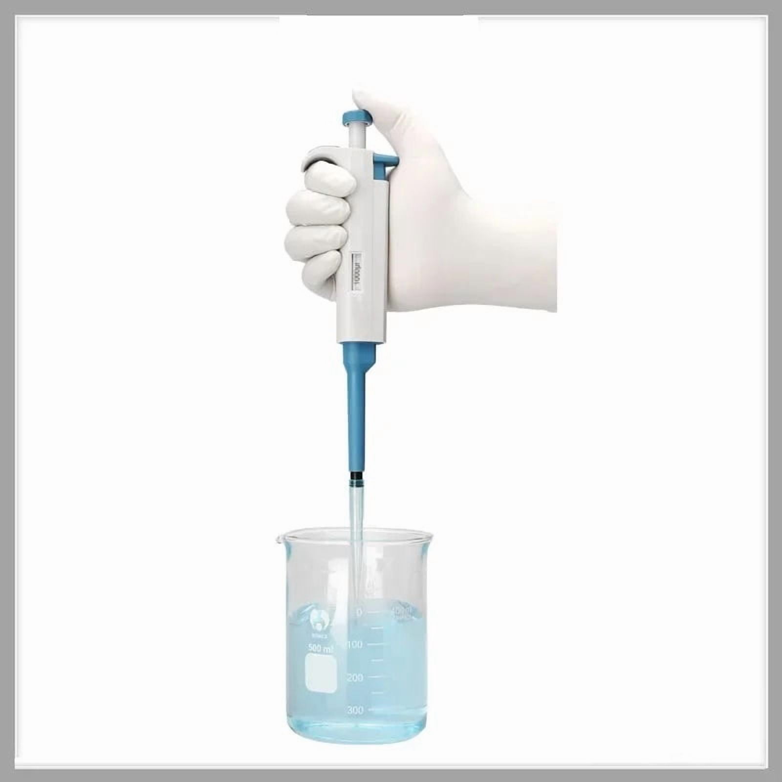Single Channel Manual Adjustable Pipette 2-10ml Pipettor Pipet 0.1-2.5ul/0.5-10ul/20-200ul/100-1000ul Come With Tips , High-Accurate