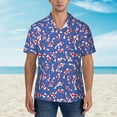 thumbnail image 2 of Fotbe Beautiful Koi Fish Hawaiian Shirt for Men Unisex Summer Beach Casual Short Sleeve Cotton Linen Button Down Shirts-Large, 2 of 5