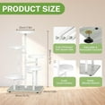 thumbnail image 3 of Metal & Wood Plant Stand Indoor & Outdoor Multi Levels lbs Capacity, 3 of 7