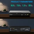 thumbnail image 6 of WONNIE HD DVD Player for TV, CD Players for Home with HD/AV/Coaxial Output &USB Input, Built in PAL/NTSC System, HDMI/AV Cable and Full Function Remote Control Included, 6 of 9