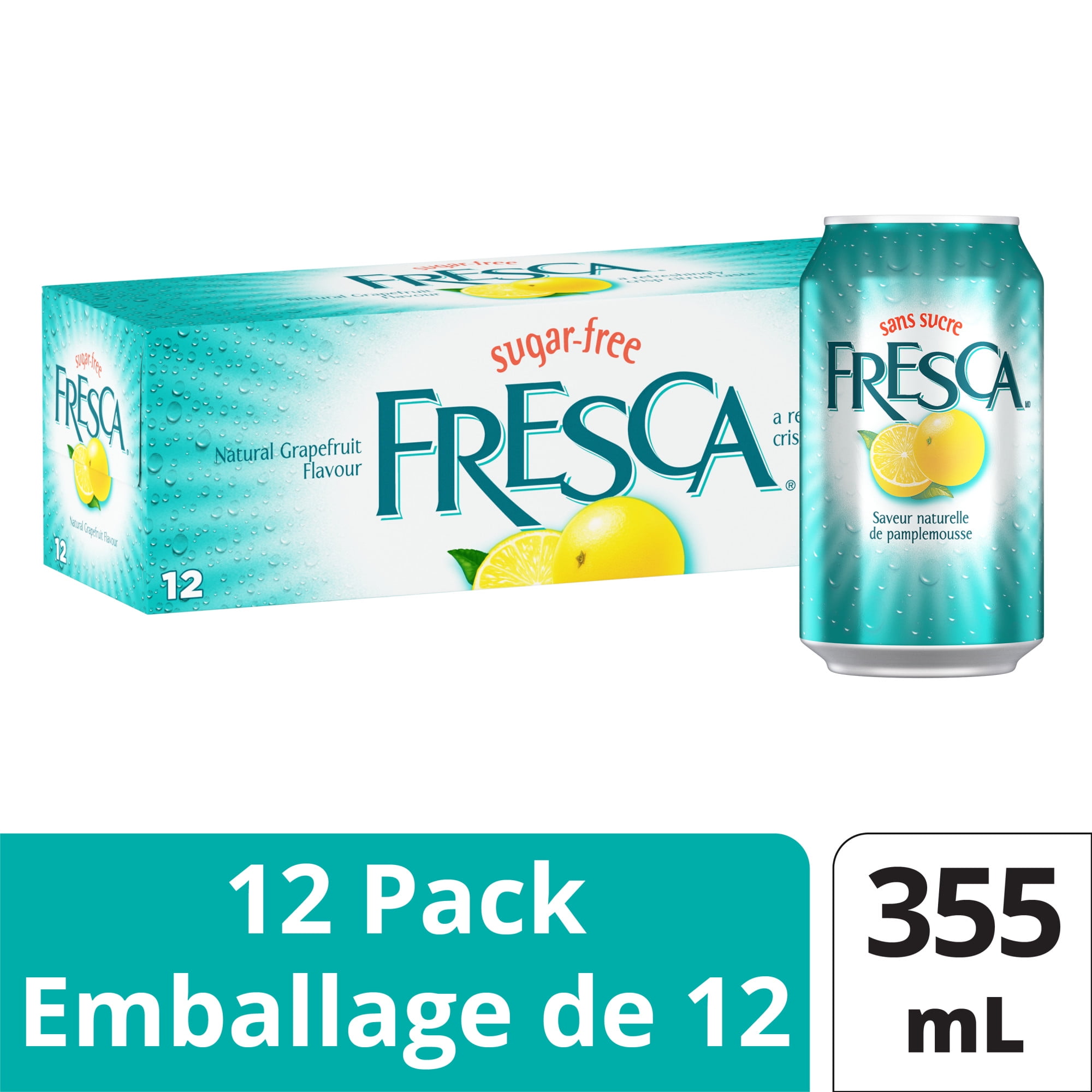 Fresca Fridge Pack Cans, 355 mL, 12 Pack, 12 x 355 mL