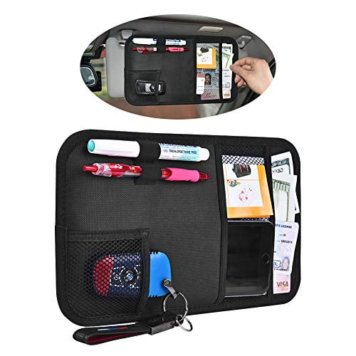 Car Sun Visor Organizer, Alachi USA Auto Interior Accessories Multi