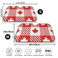 thumbnail image 3 of Daiia Maple Leaves1 Windshield Sun Shade for Car SUV Truck (Medium ), Car Sun Shade Windshield, Car Shades for Front Windows, Sunshade for Car Windshield, 3 of 7