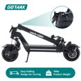 thumbnail image 4 of GOTRAX GX1 Adult Folding Electric Scooter with 600W Dual Motor, 300 lbs Max Weight, 3 Speed Max32Mph, Max 30Mile Range, 10"x3" Tires E-Scooter for Commuting and Outdoor Adventure, 4 of 18