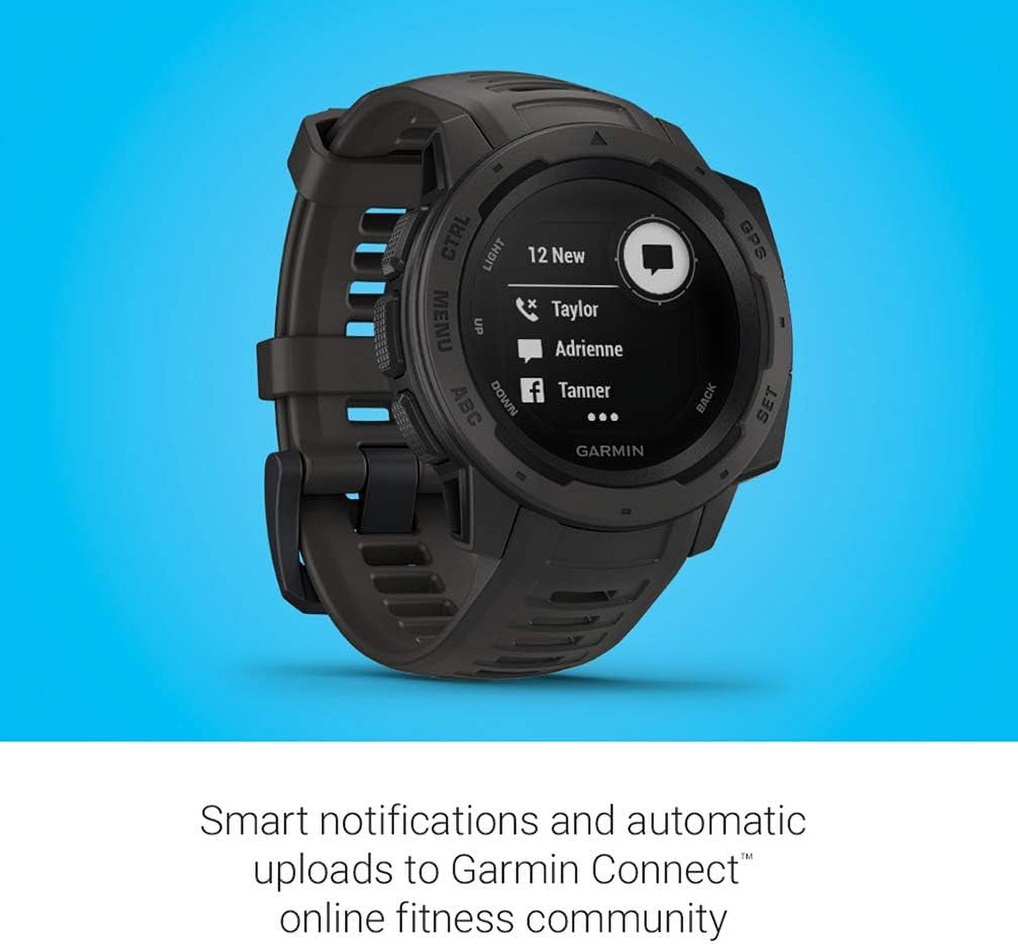 Garmin Instinct Rugged GPS Smartwatch for Fitness - Walmart.com Garmin Instinct Rugged GPS Smartwatch for Fitness - Walmart.com