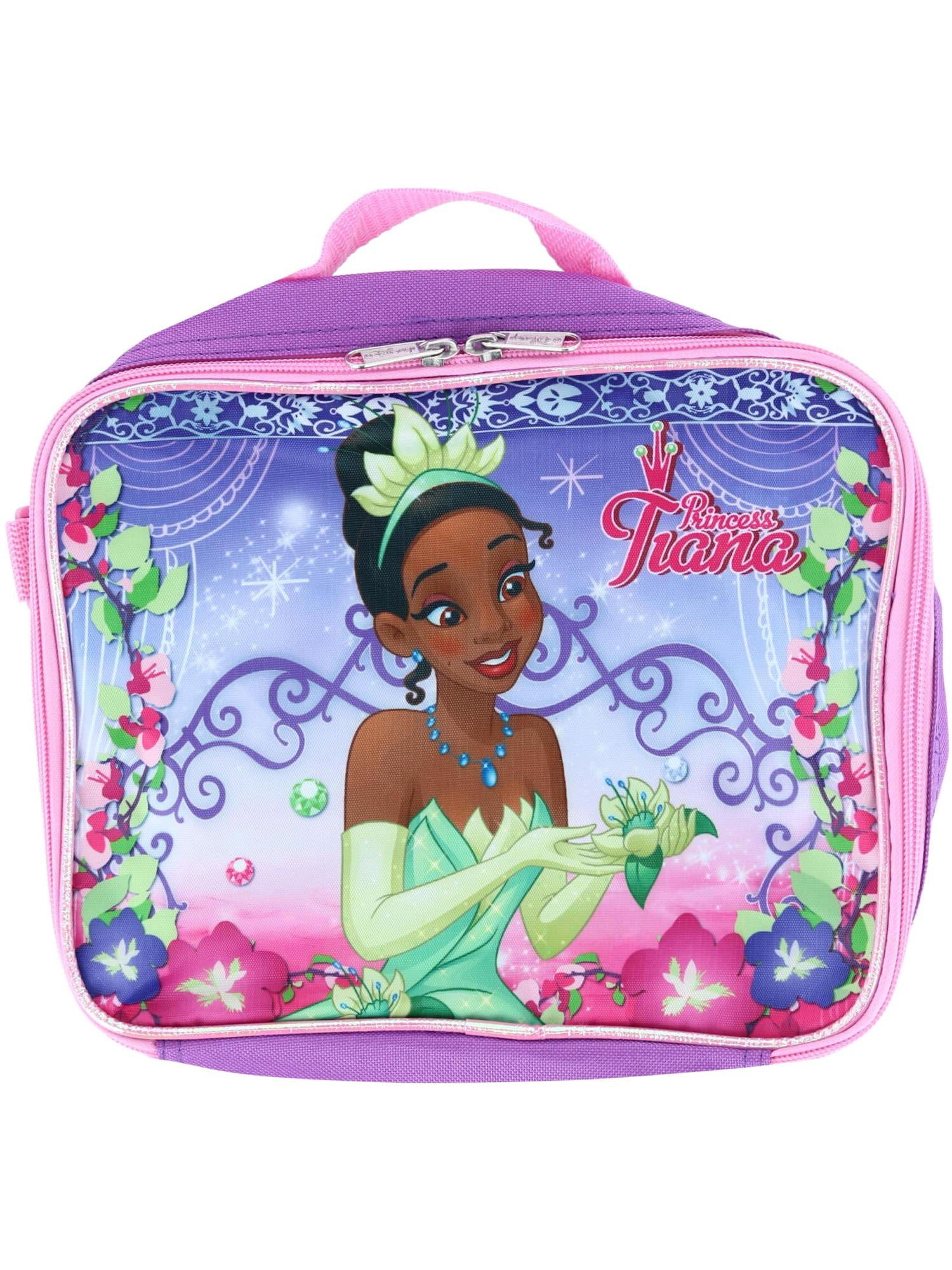 Princess Girl's Tiana 16" Backpack W/ Detachable Lunch Box