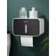 thumbnail image 1 of Simple Style Tissue Box Wall Mounted Waterproof Toilet Paper Holder, No Nails & Drilling Needed, 1 of 4