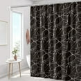 thumbnail image 3 of Vggrvlo Bath New Arrivals Shower Curtain or Liner with 12 Hooks Premium PEVA Premium Flexible Bath Tub for Bathtub 47"x72", 3 of 6