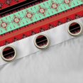 thumbnail image 4 of Homewish Tribal Aztec Blackout Curtains Set of 2 (52x84 Each) for Boys Girls,Bohemian Flower Window Curtains,Abstract Hippie Geometric Stripes Curtains and Drapes,Super Cozy Room Decor, 4 of 6