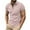 Pink, variant on WREESH Men's Button-Up Henley Shirts Casual T-Shirt with Solid Color Turndown Collar and Short Sleeve for a Stylish Look Black