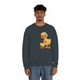 thumbnail image 4 of TSmartArt @ Walmart. Peeking Ducks Heavy Blend™ Sweatshirt. Unisex Teen Adult Pullover, 4 of 9