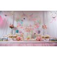 thumbnail image 5 of Adornos para tartas de unicornio, horquilla y pestañas de cuerno de unicornio, decoración de fiesta de unicornio para cumpleaños/boda, 5 of 5