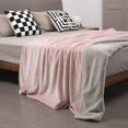thumbnail image 5 of Mellowdy Faux Rabbit Fur Twin/Full Blanket (Lotus Pink, 60x80 inches) - Luxury, Silky, Fluffy Throw, 5 of 8