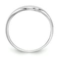 thumbnail image 5 of 14k White Gold Swirl Ring Size 6.5, 5 of 5