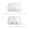 thumbnail image 3 of Riwcyla Desktop Rechargeable White Noise Machine Sleep Therapy Sound Machine 30 Soothing Sounds 30min60min TimerLoop Playback Connection with Colorful Touch Control Night for Adults Relaxing Me, 3 of 6