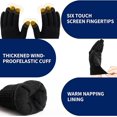 thumbnail image 4 of Pares de guantes de invierno para hombres y mujeres: guantes de punto mejorados para pantalla táctil, guantes térmicos antideslizantes, puños elásticos JM Cocina, Decoración y Otros, 4 of 5