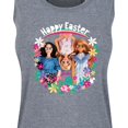 thumbnail image 3 of Barbie - Easter - Happy Easter - Women's Racerback Tank Top, 3 of 5