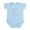 Sky Blue, variant on - Aquarius Zodiac Constellation Body Suit - Baby Light Bodysuit, Size Newborn - 24 Months
