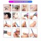 thumbnail image 4 of Mani Set Clippers Set Pedi 18 Piezas Menos Acero Mani Kit Ging Cuidado Herramientas H Tijeras Lima, 4 of 5