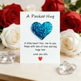 thumbnail image 4 of AuroraX Valentines Day Hug Token Cards Blue Heartfelt Blessing & Encouragement Greeting Card Romantic Love Decorative Valentine'S & Mother'S Day Gifts, 4 of 6