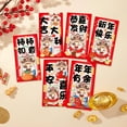 thumbnail image 7 of 6pcs 2026 Year of the Horse Spring Festival Red Envelopes - Auspicious Horse Design Money Bags, Festive Red Envelopes for Adults, Family Gift-Giving, Thickened Premium Paper, 6.6*3.5in, E, 7 of 7