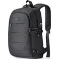 thumbnail image 1 of Tzowla Laptop Travel Slim School Backpack Water Resistant Anti-Theft Bag with USB Charging Port and Lock 15.6 Inch Computer Business Backpacks for Men, 1 of 6
