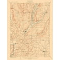 thumbnail image 2 of USGS 19x24 Gold Ornate Wood Framed with Double Matting Museum Art Print Titled - Naples New York Quad - USGS 1903, 2 of 4