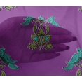 thumbnail image 4 of oneOone Viscose Chiffon Fabric Leaves|Bird & Floral Block Print Fabric BTY 42 Inch Wide, 4 of 4