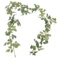 thumbnail image 2 of Hojas de rosas artificiales, hojas falsas, guirnalda de hojas verdes artificiales para fiesta de bodas, 2 of 3